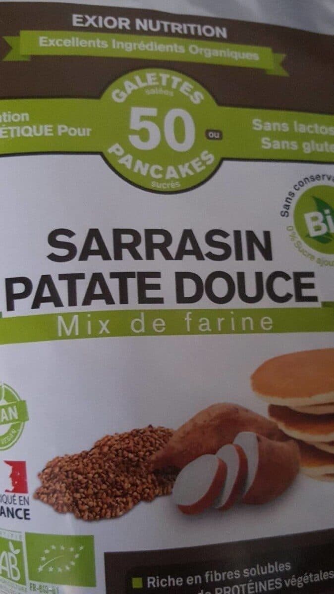 cook and food Sarrasin patate douce packshot