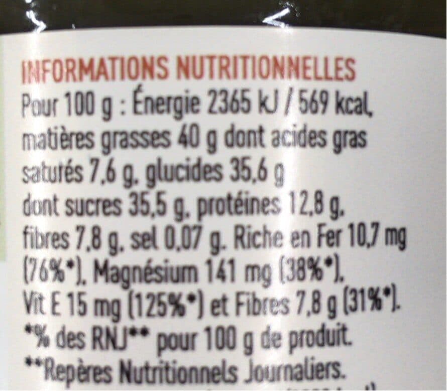 Hoope Pâte à tartiner bio, Chocolat, noisettes & spiruline packshot