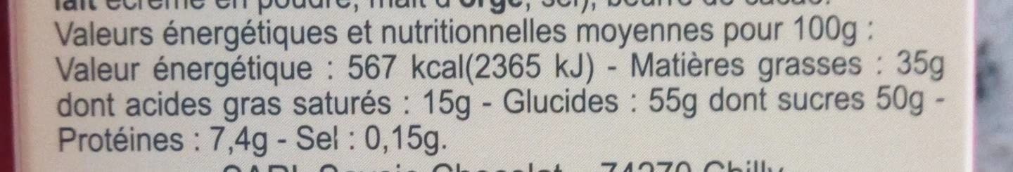 Open Food Facts Tomme de Savoie en chocolat packshot