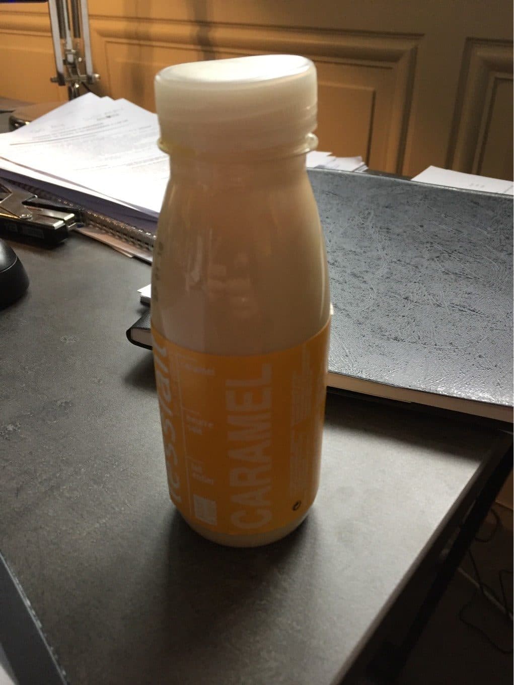 TESSLAIT Yaourt a boire caramel beurre salé packshot