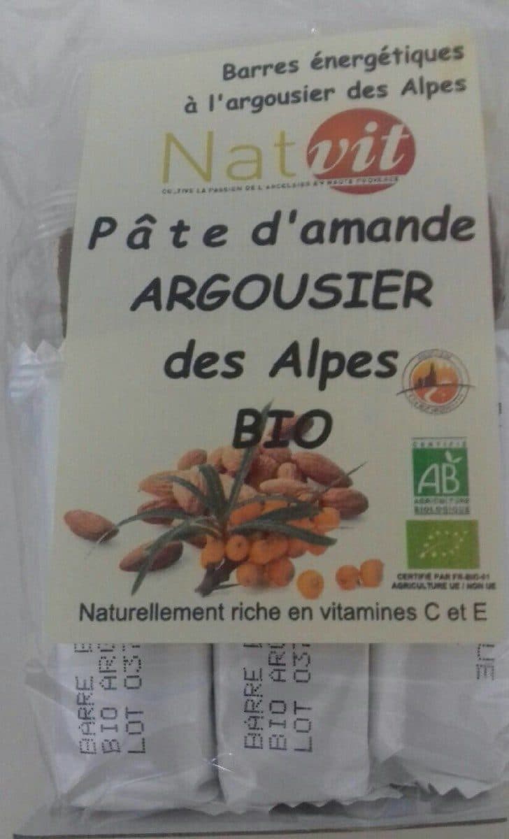 Natvit Pate D Amande Argousier packshot