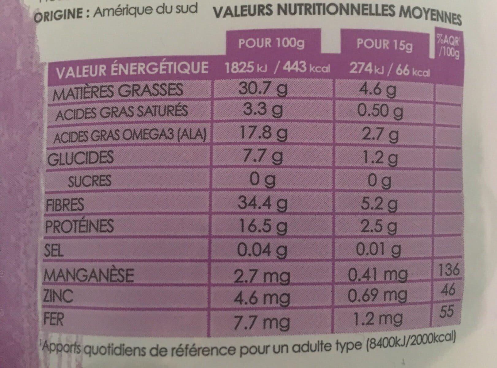 Madia Bio Graines De Chia packshot