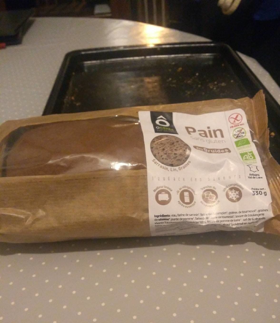 Océrès Pain Des Druides Sans Gluten packshot