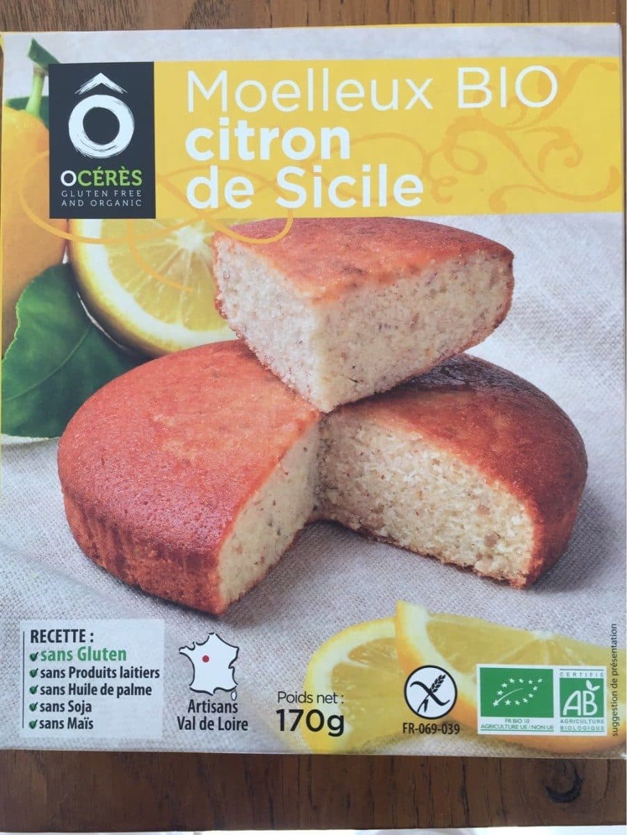 Open Food Facts Moelleux bio citron de Sicile packshot