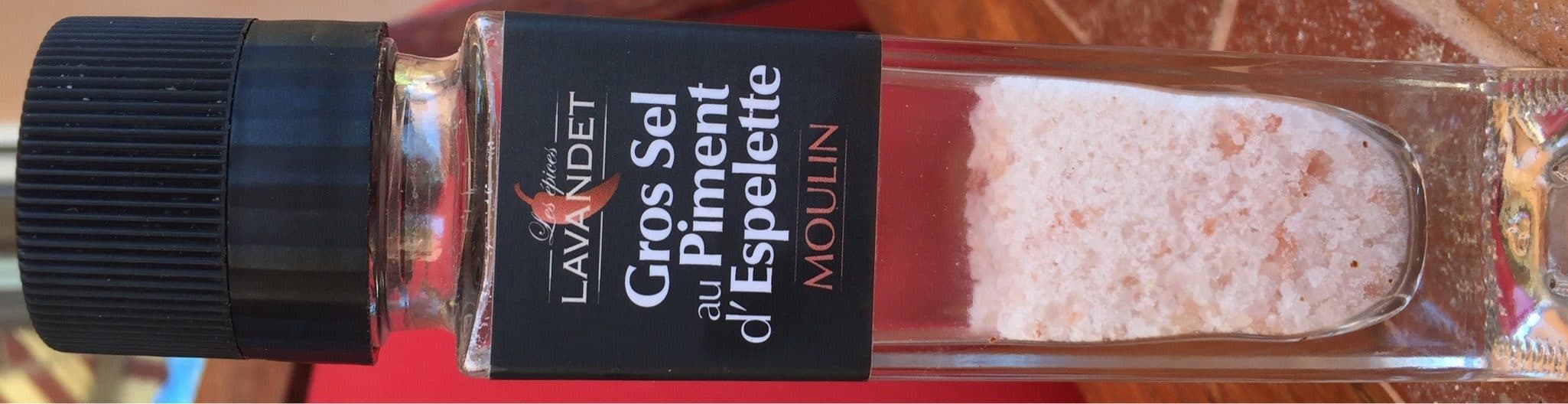 Les Epices Lavandet Gros Sel au piment d'espelette packshot