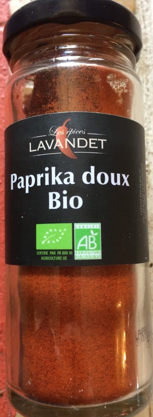 Lavandet Paprika doux Bio packshot