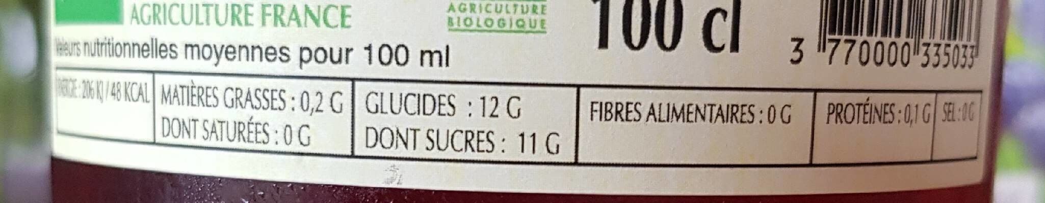 Open Food Facts Jus pommes griottes packshot