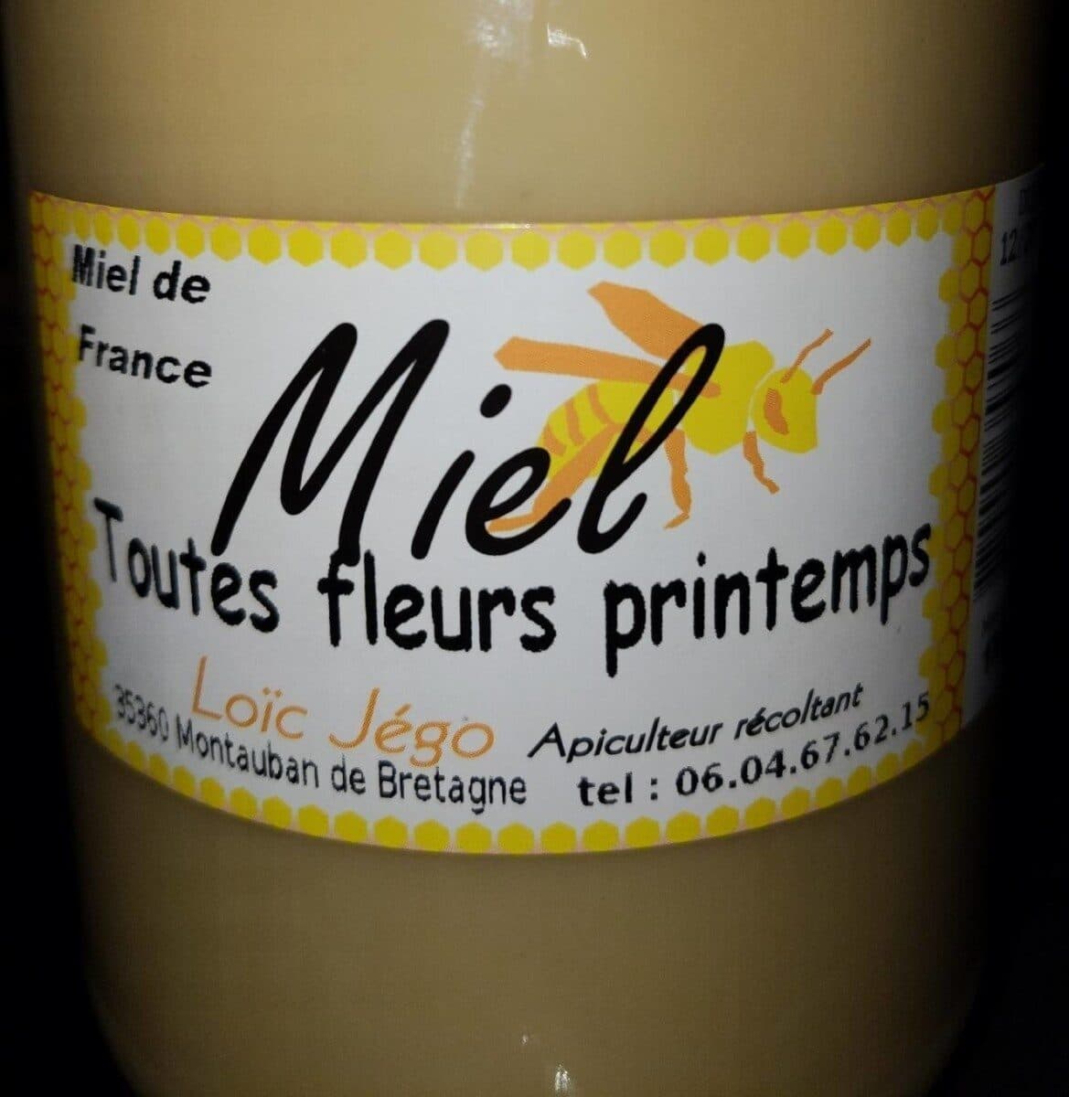 Loïc Jégo Miel toutes fleurs printemps packshot