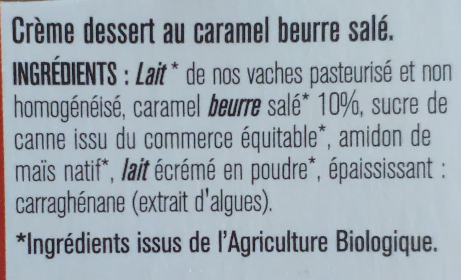 Invitation à la Ferme Creme dessert au caramel beurre salé packshot