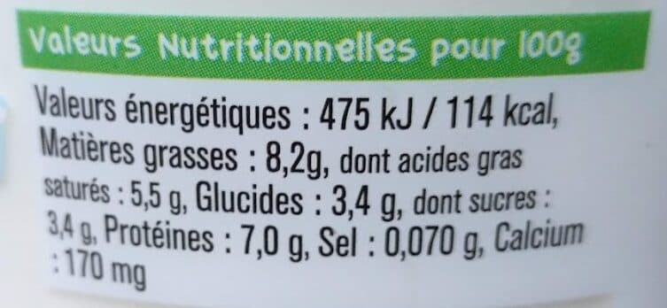Invitation à la Ferme Fromage blanc bio nature packshot