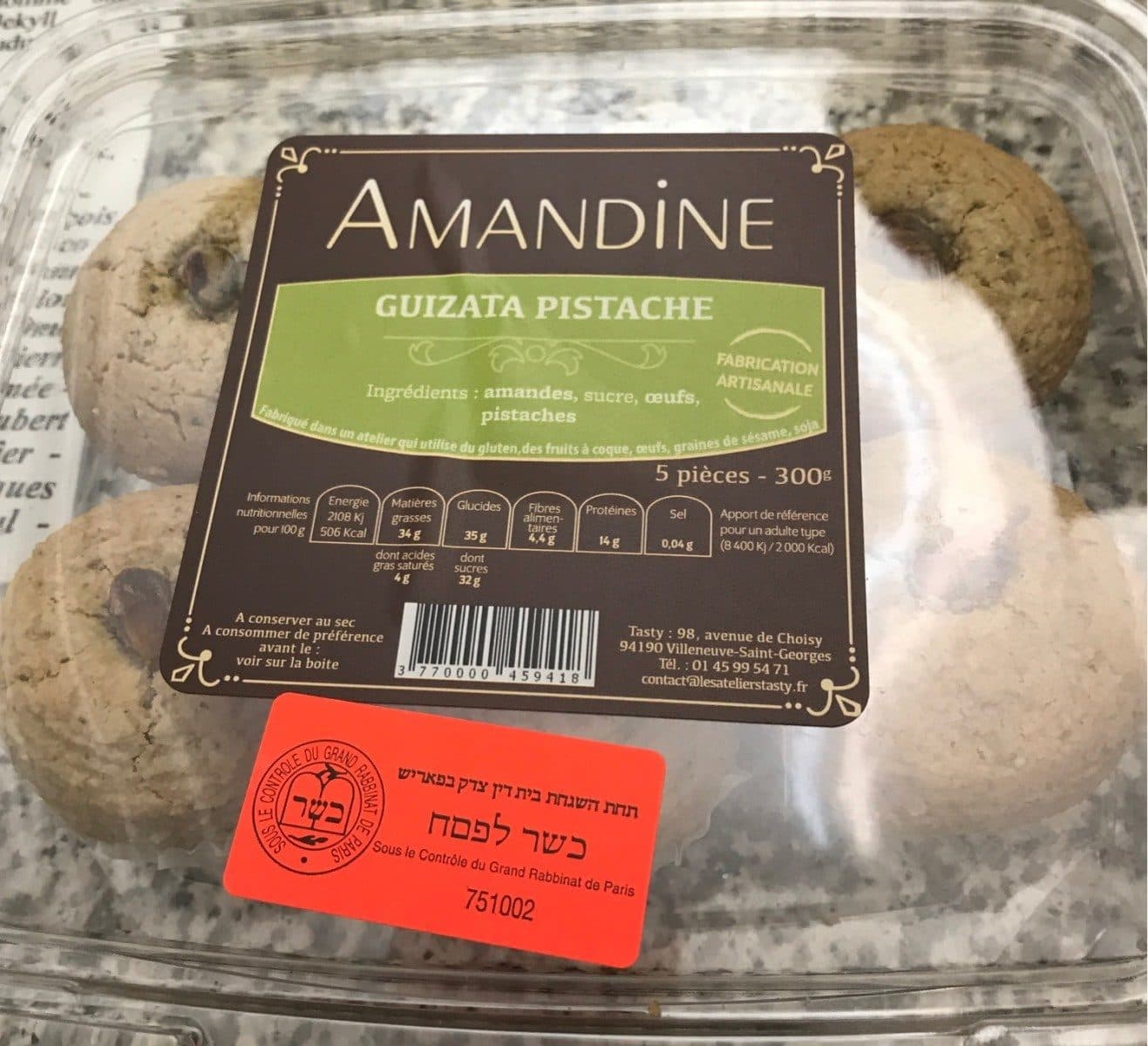 Amandine Guizata Pistache packshot