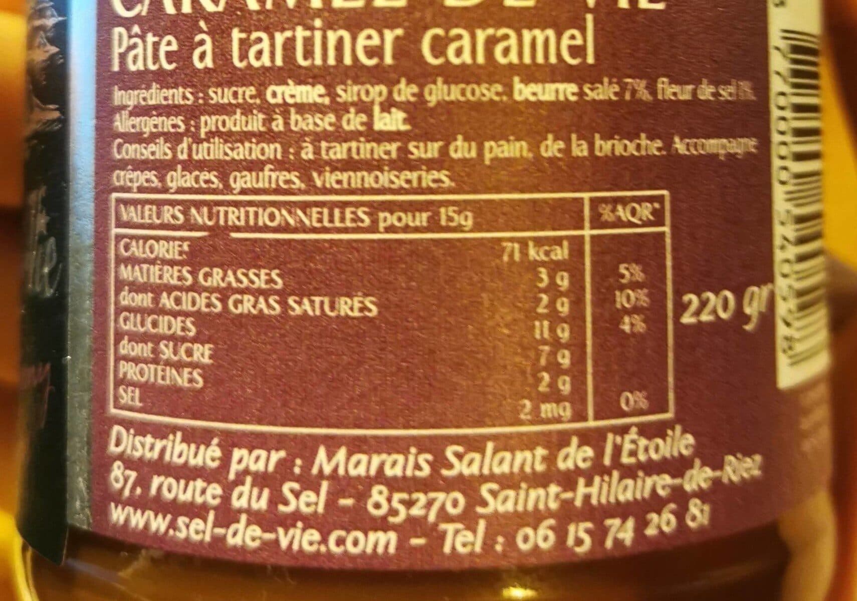 Sel De Vie - Anthony Ogrr Pate a tartiner au caramel packshot