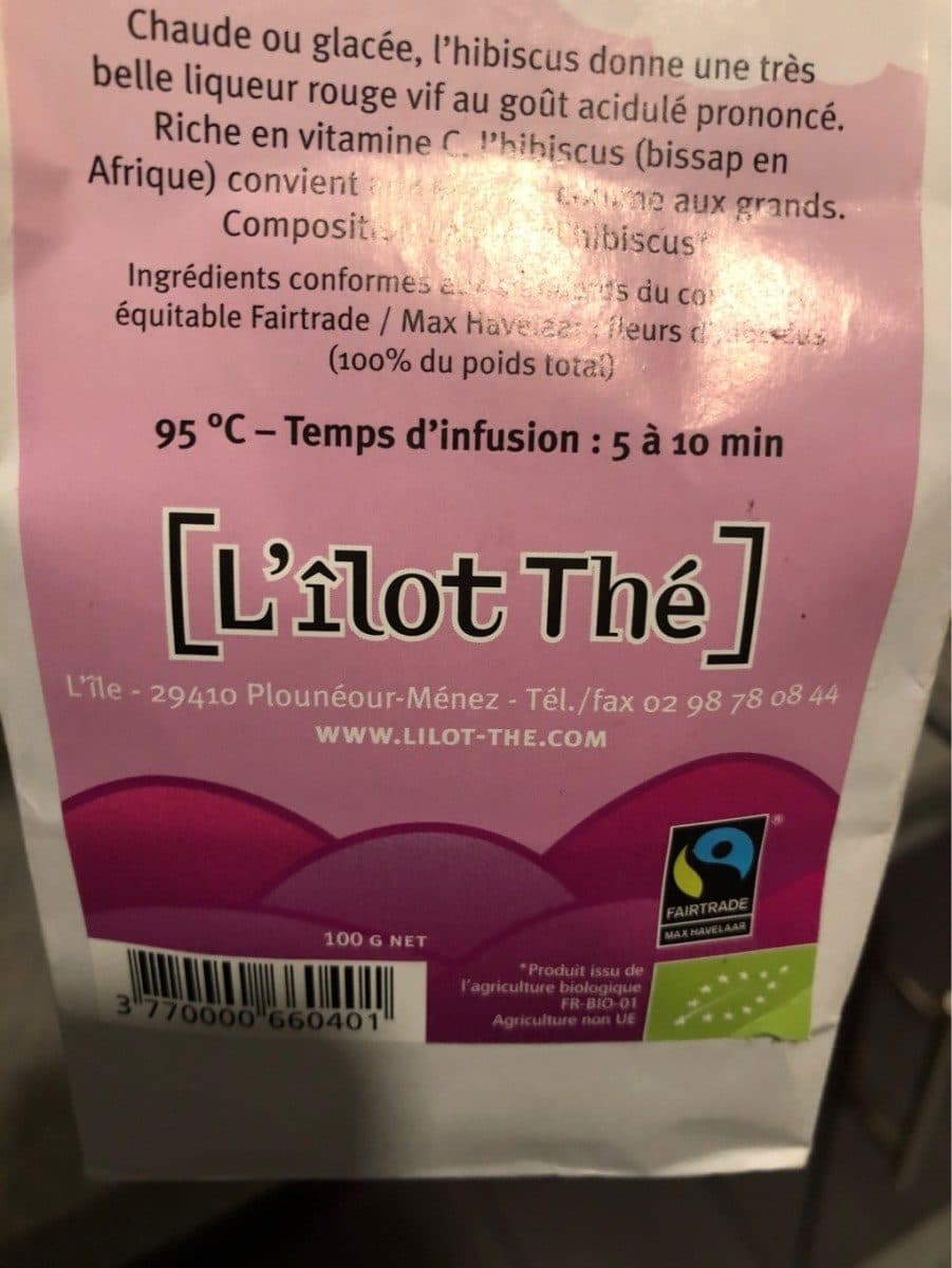 Open Food Facts Fleurs hibiscus packshot