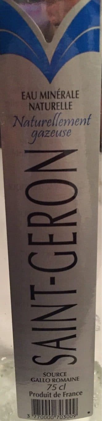 Saint-Geron Eau minérale packshot