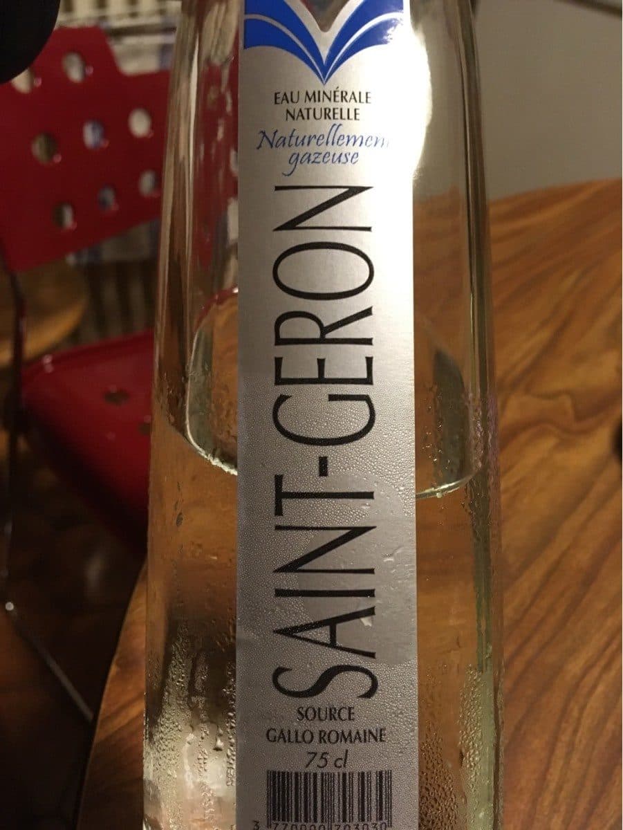 saint geron Eau minérale naturelle packshot