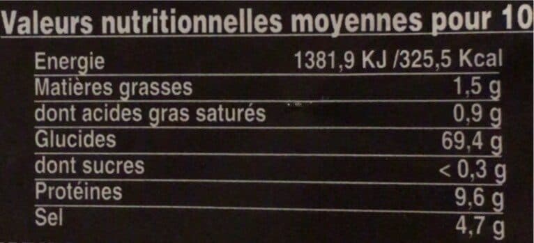 Les Galettes de Floranges Lachips de blé noir packshot