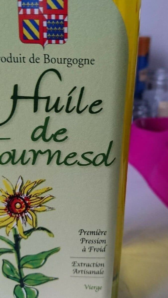Open Food Facts Huile de tournesol artisanale 100 packshot