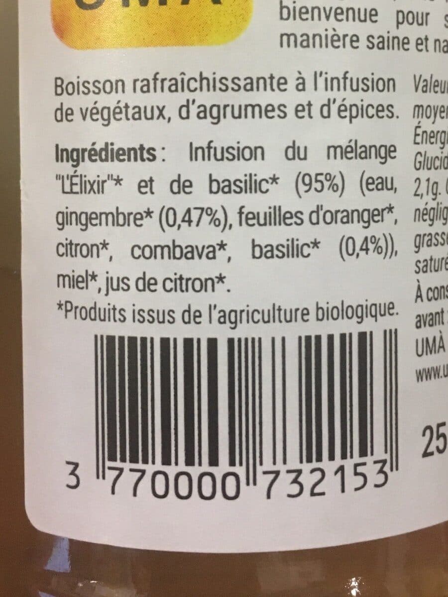 Open Food Facts L'Élixir packshot
