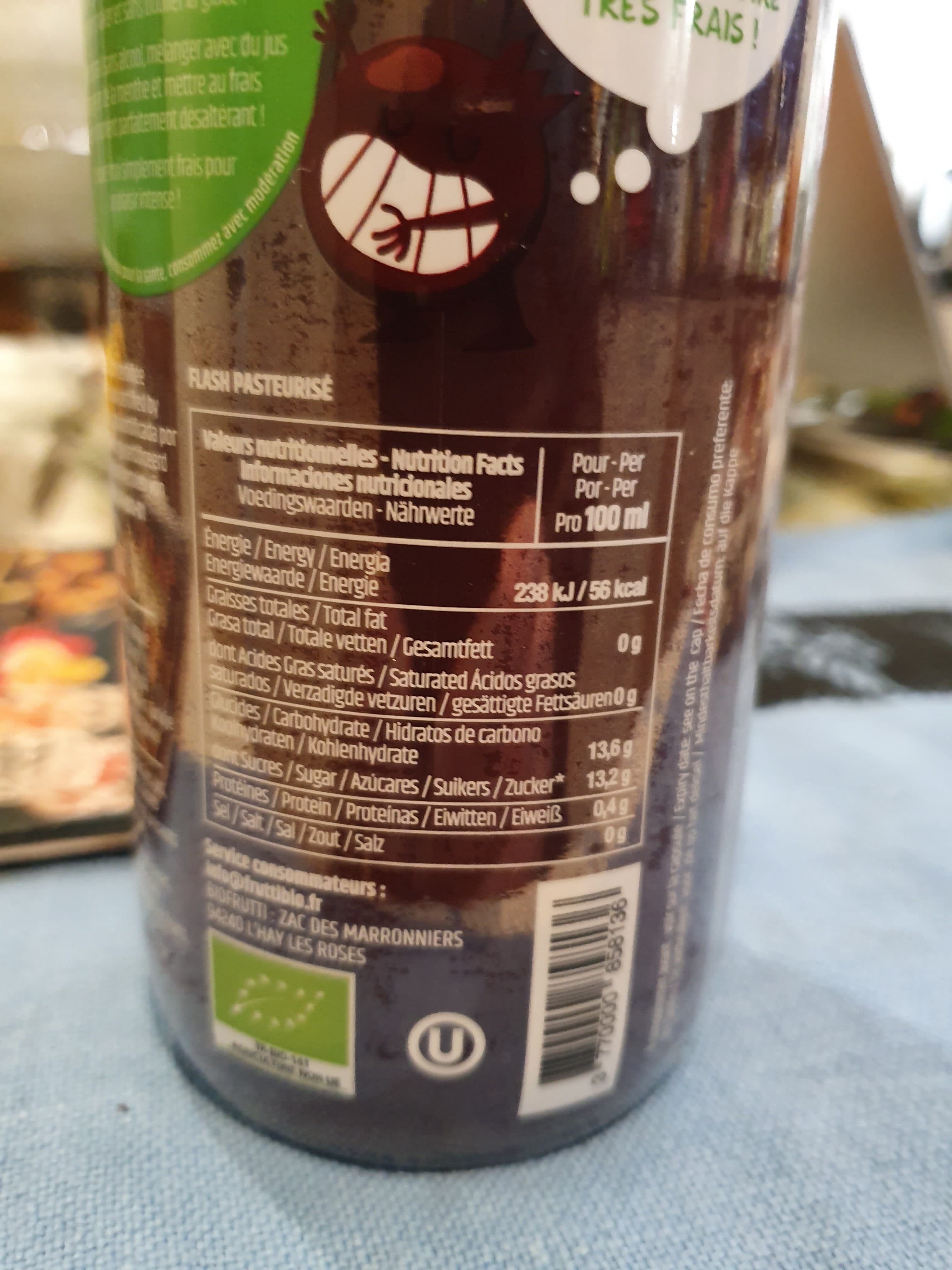 Biofrutti Pur jus de grenade packshot