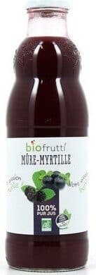 Biofrutti Pur jus de Mure, Myrtille:) packshot