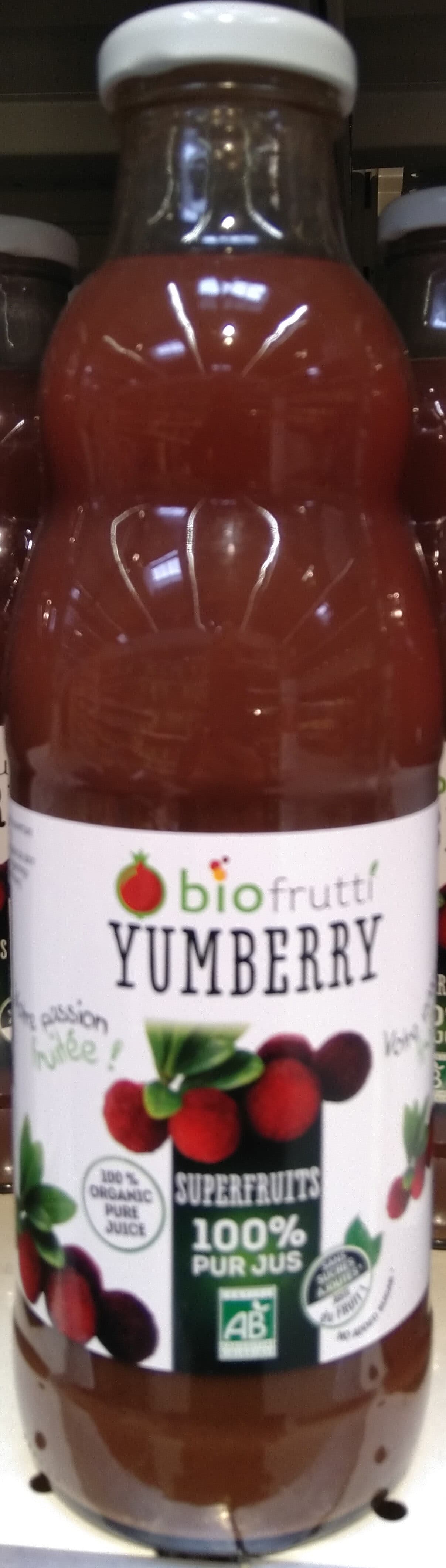 Biofrutti Pur jus de Yumberry packshot