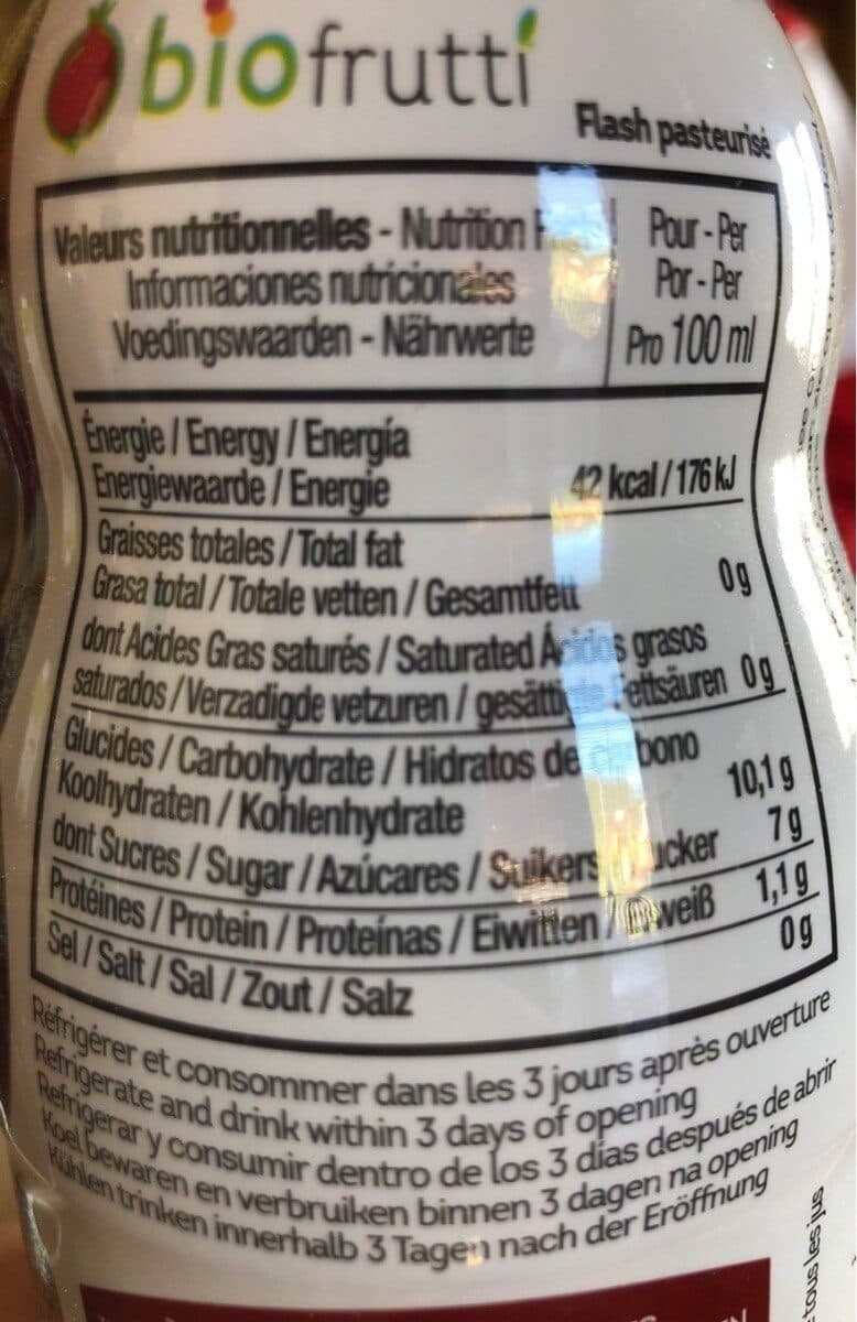 Bio Frutti J’en Rougis Detox packshot