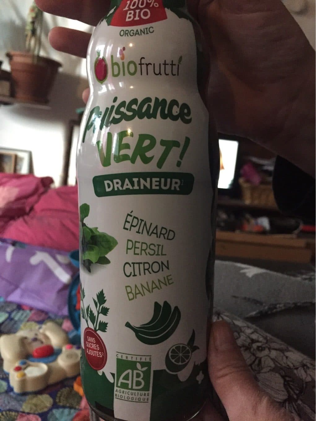 Biofrutti Puissance Vert draineur packshot
