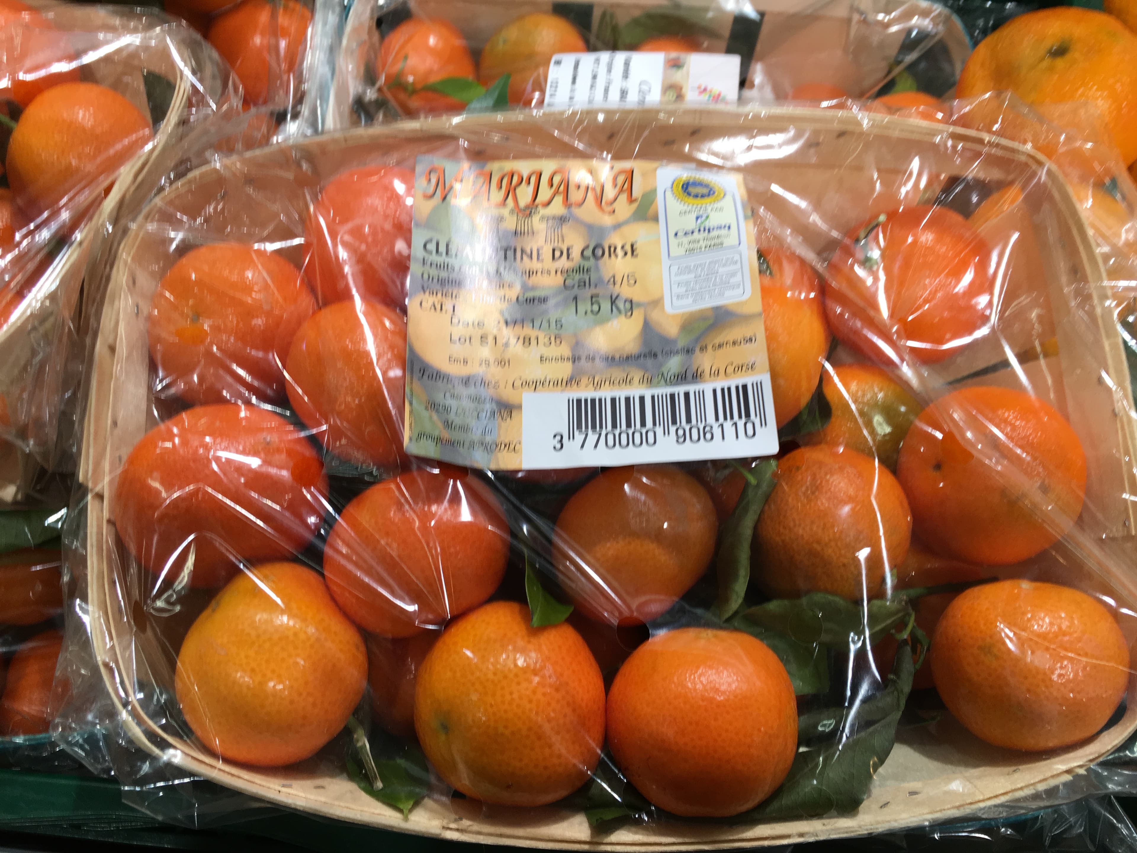Mariana Clémentine de Corse packshot