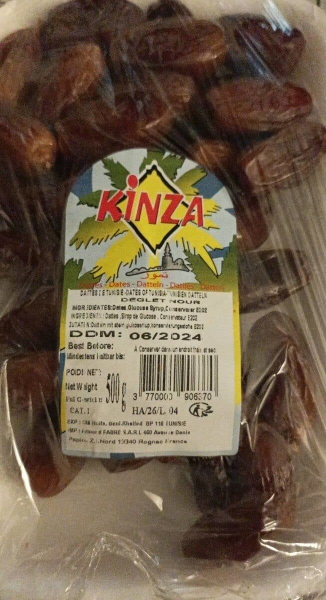 Kinza Datte Deglet Nour de Tunisie packshot