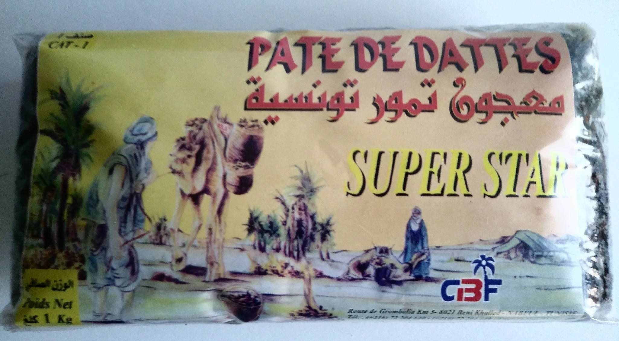Open Food Facts PÂTE DE DATTES TUNISIENNE CAT.1 packshot