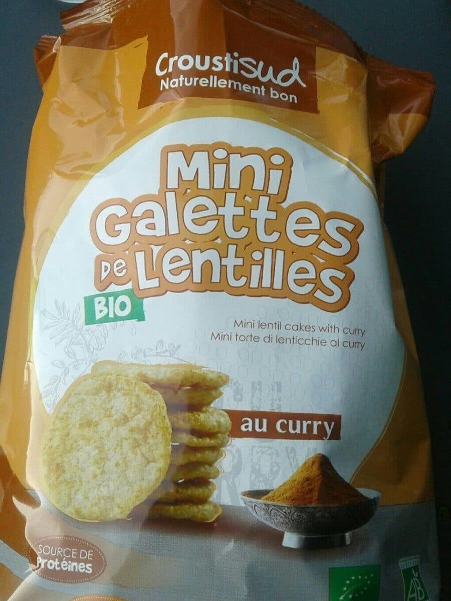 CroustiSud Mini galettes de lentilles packshot