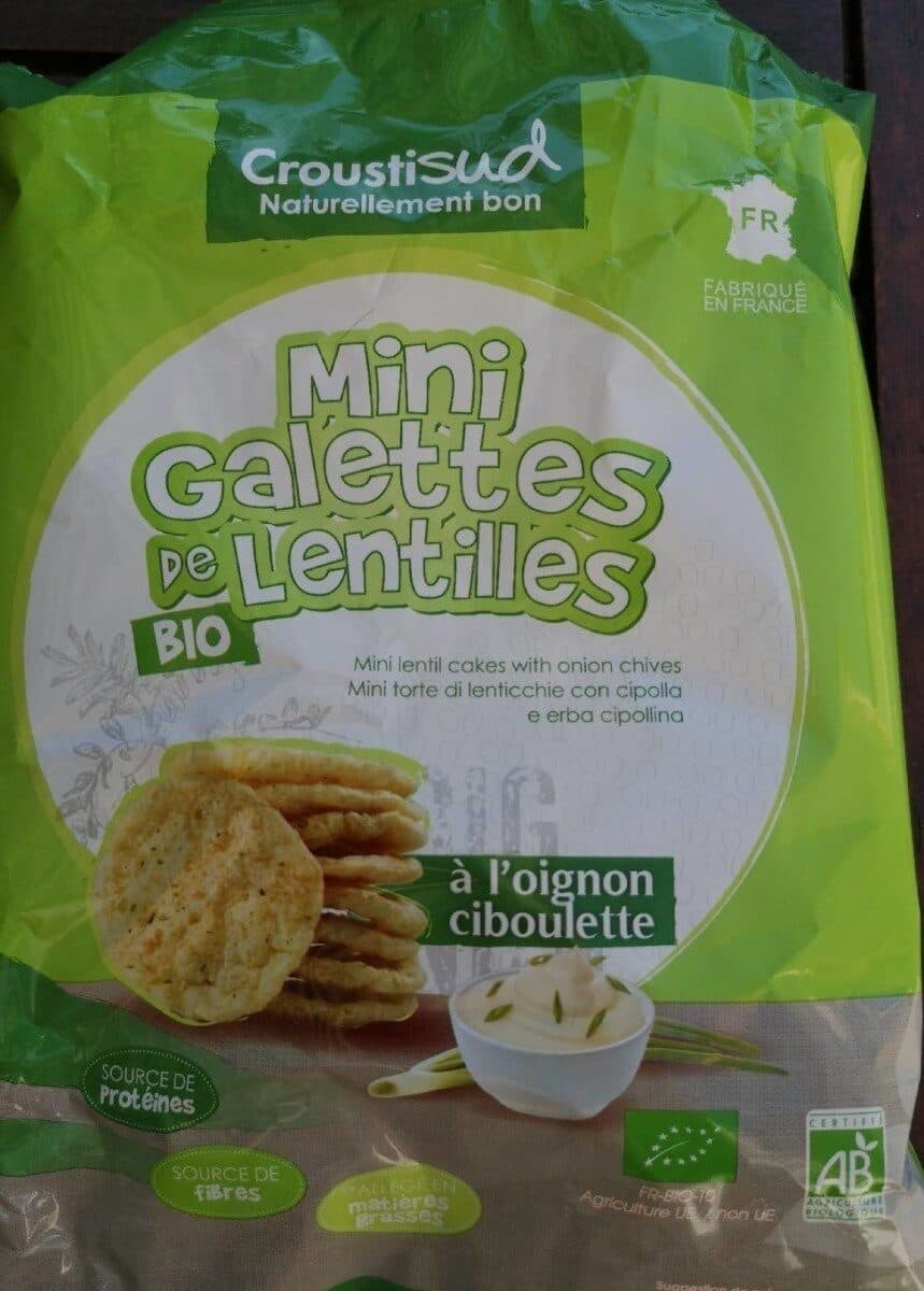 CroustiSud Mini galettes de lentilles packshot