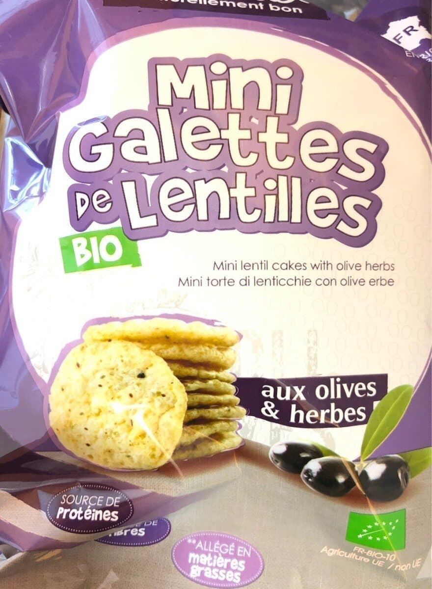 croustisud Mini galettes de lentilles packshot