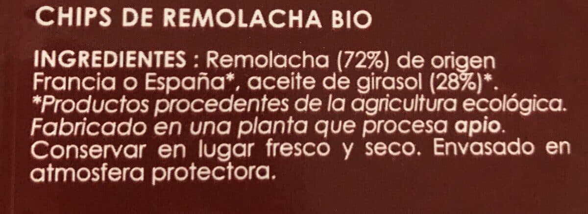 Croustisud Chips de remolacha bio packshot