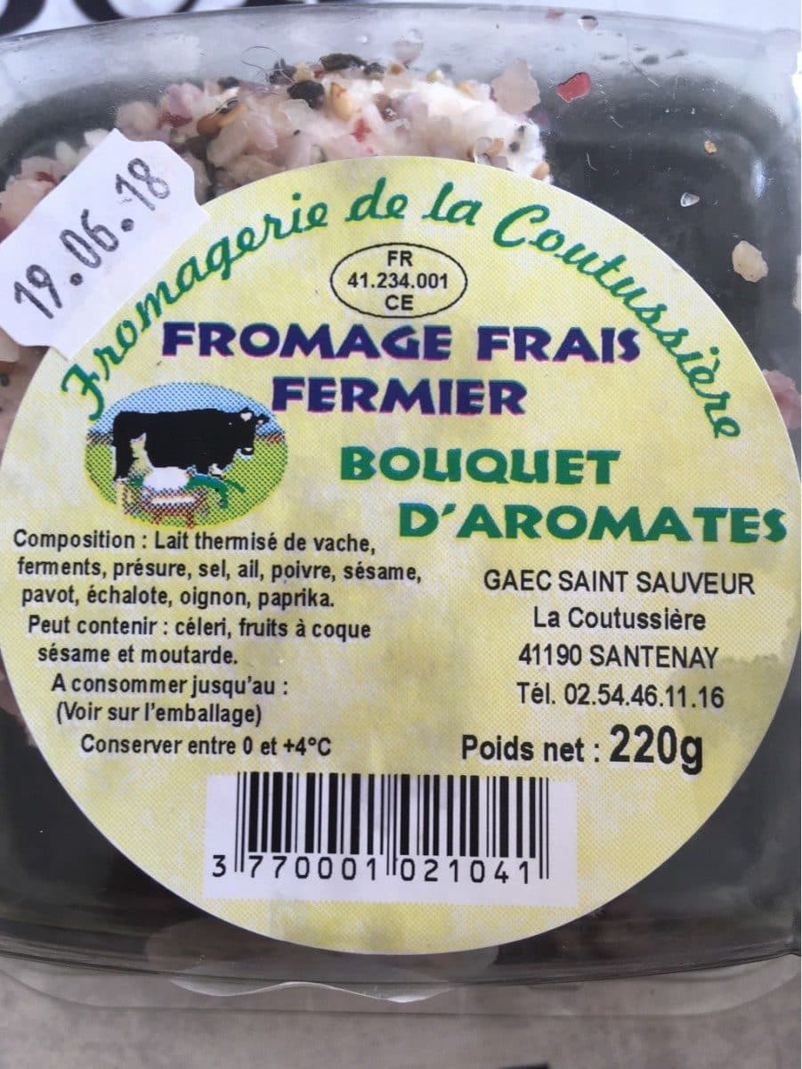 Open Food Facts Fromage frais fermier packshot