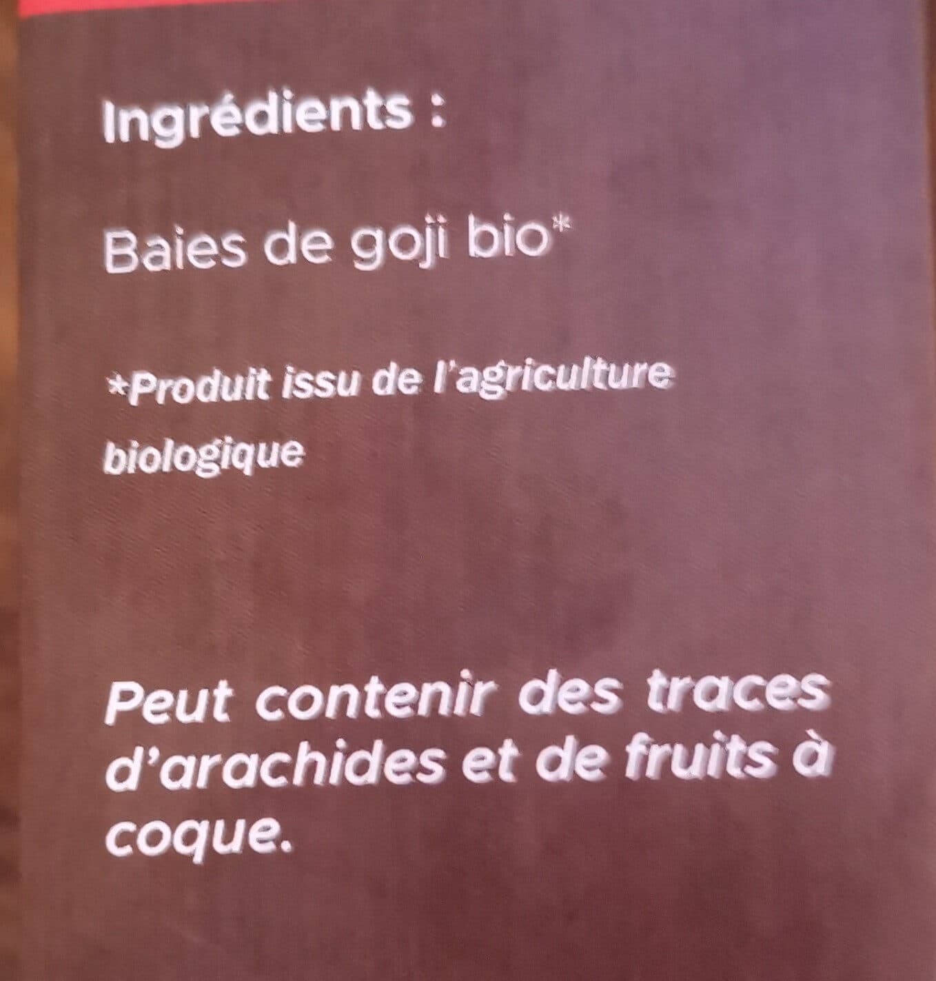 Nature + Baie de goji bio packshot