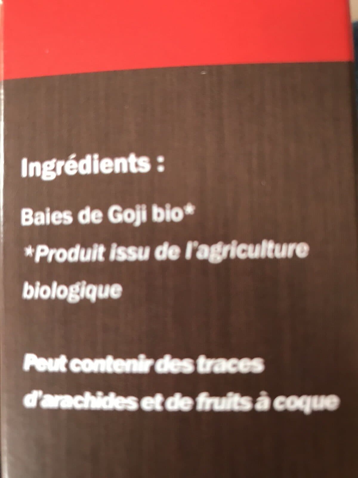 Open Food Facts Goji BIO packshot