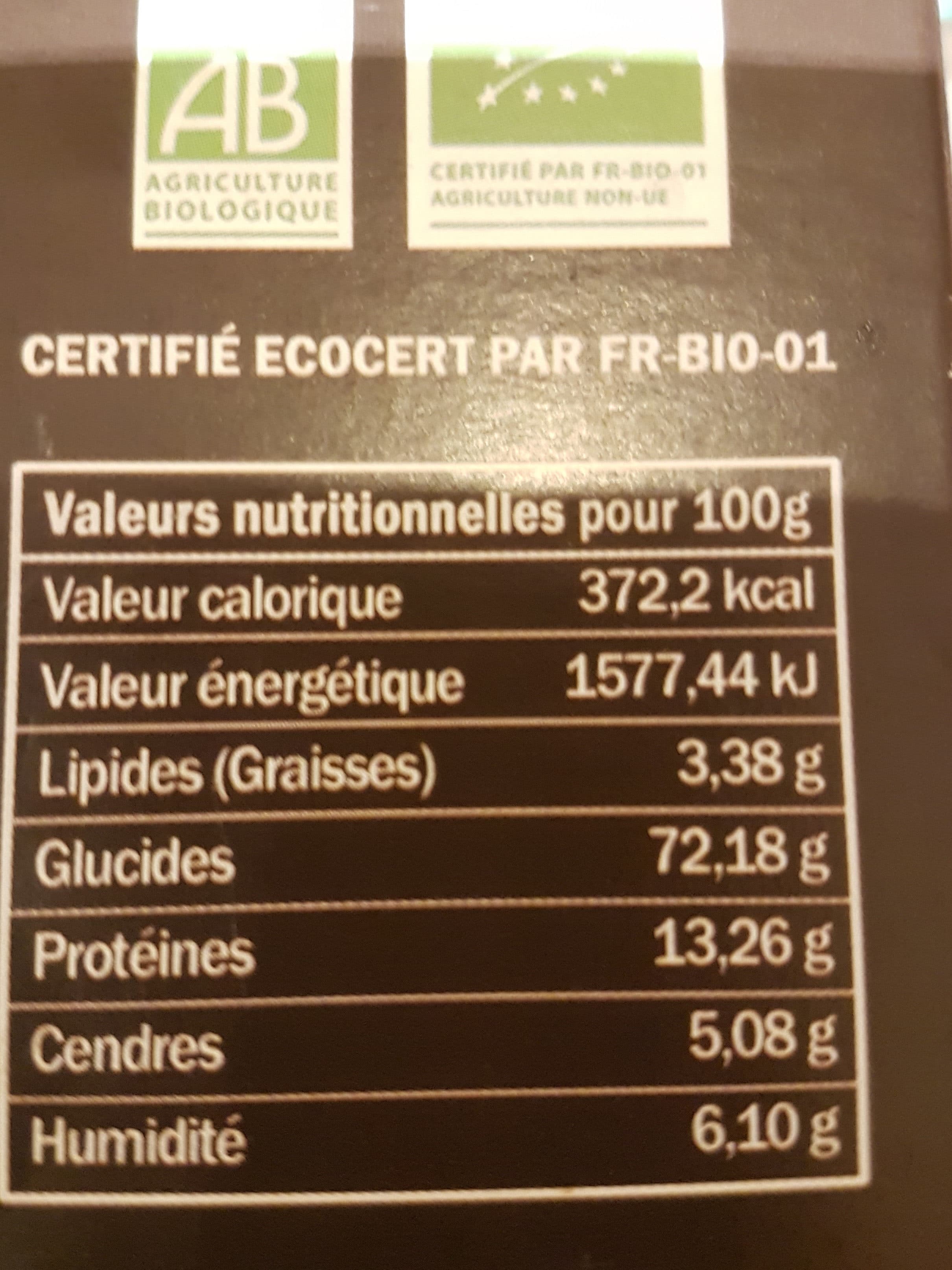 Open Food Facts Goji BIO packshot