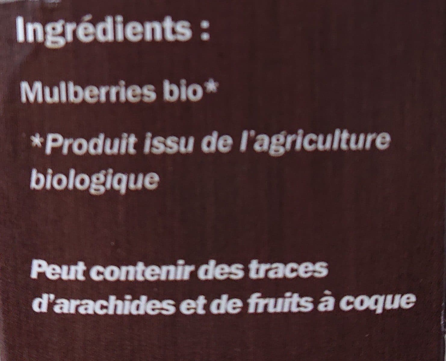 Nature + Mulberries Biologique packshot
