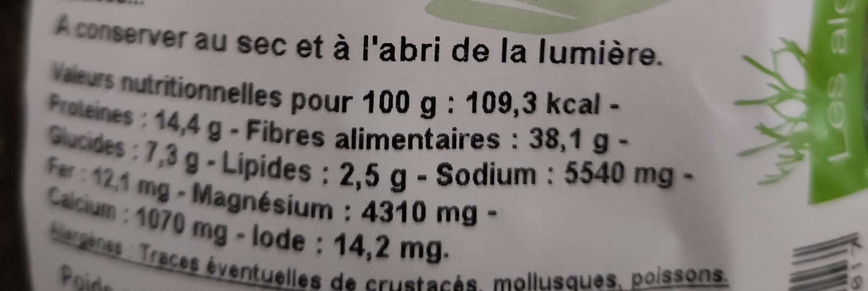 Open Food Facts Algues Wakame packshot