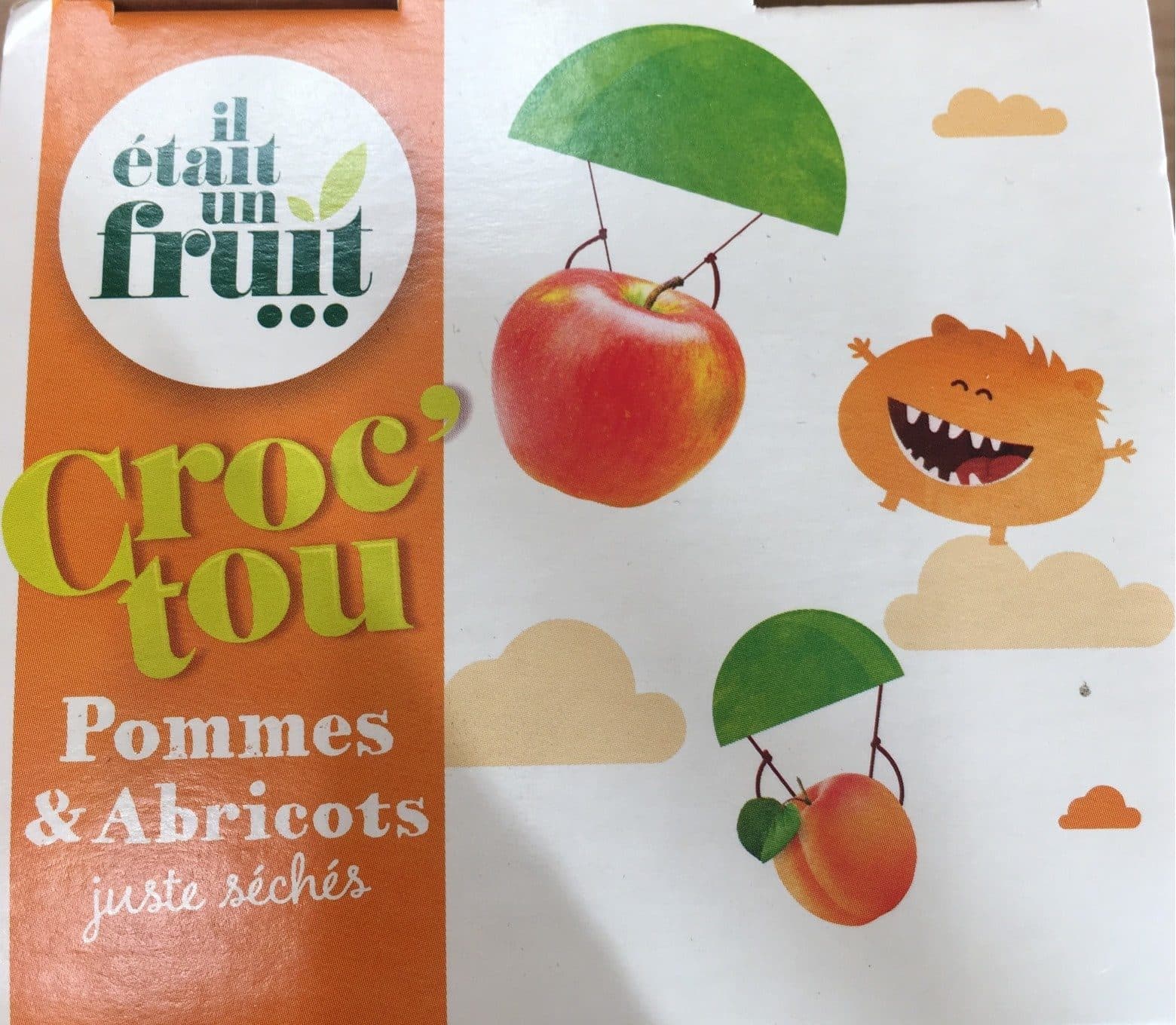 Il Etait Un Fruit Croc’tou pommes et abricots packshot