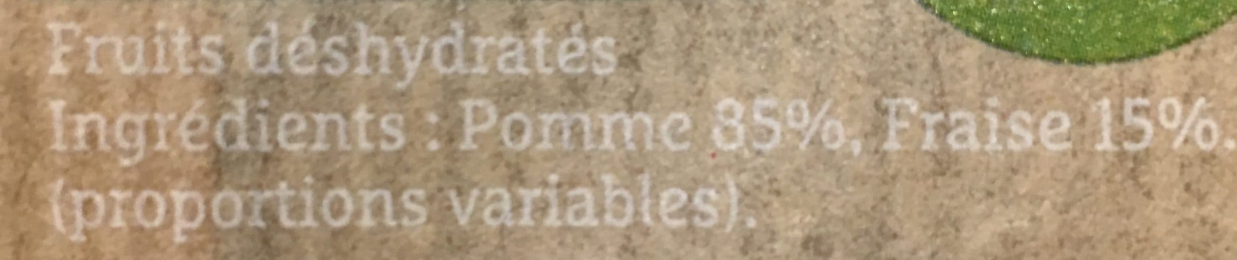 Il était un fruit... Pommes Fraises packshot
