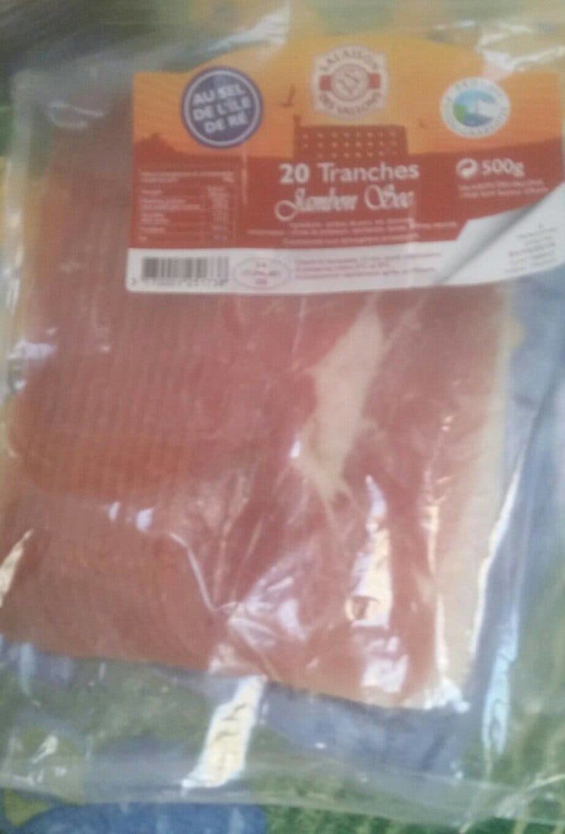 Open Food Facts 20 tranches jambon sec packshot