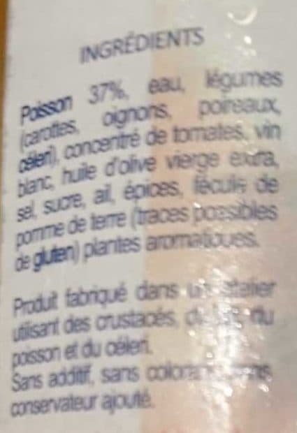 Pavillon France Soupe de poisson packshot