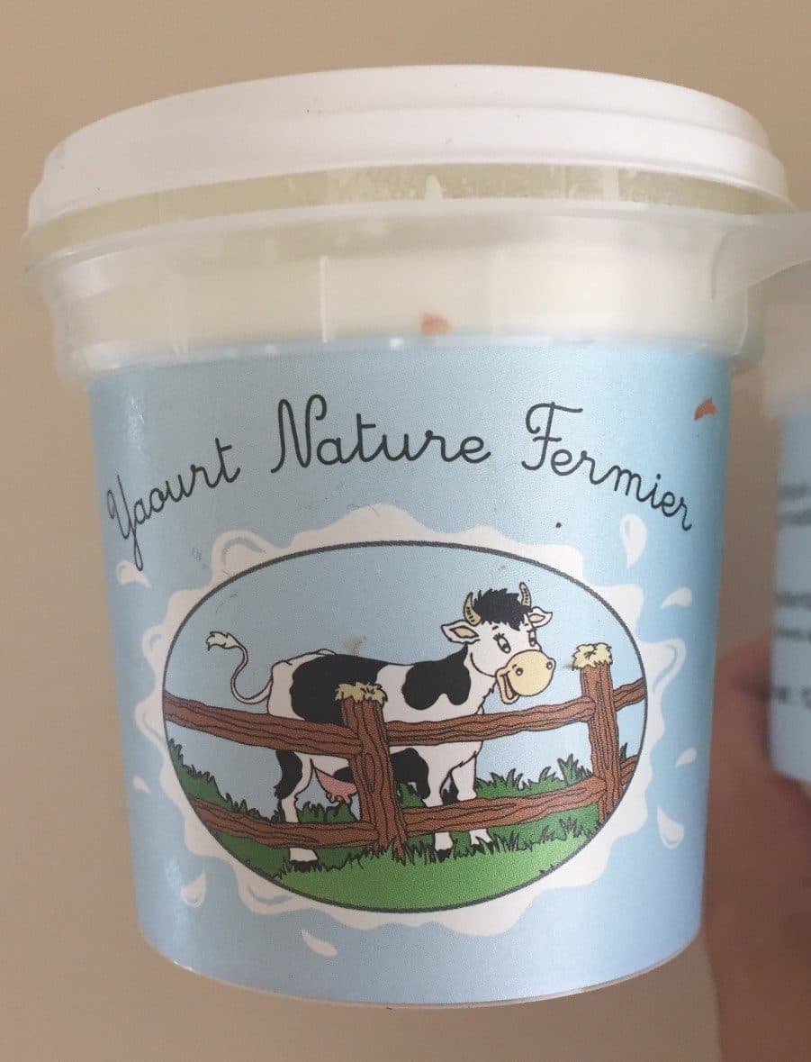 Open Food Facts Yaourt nature fermier packshot