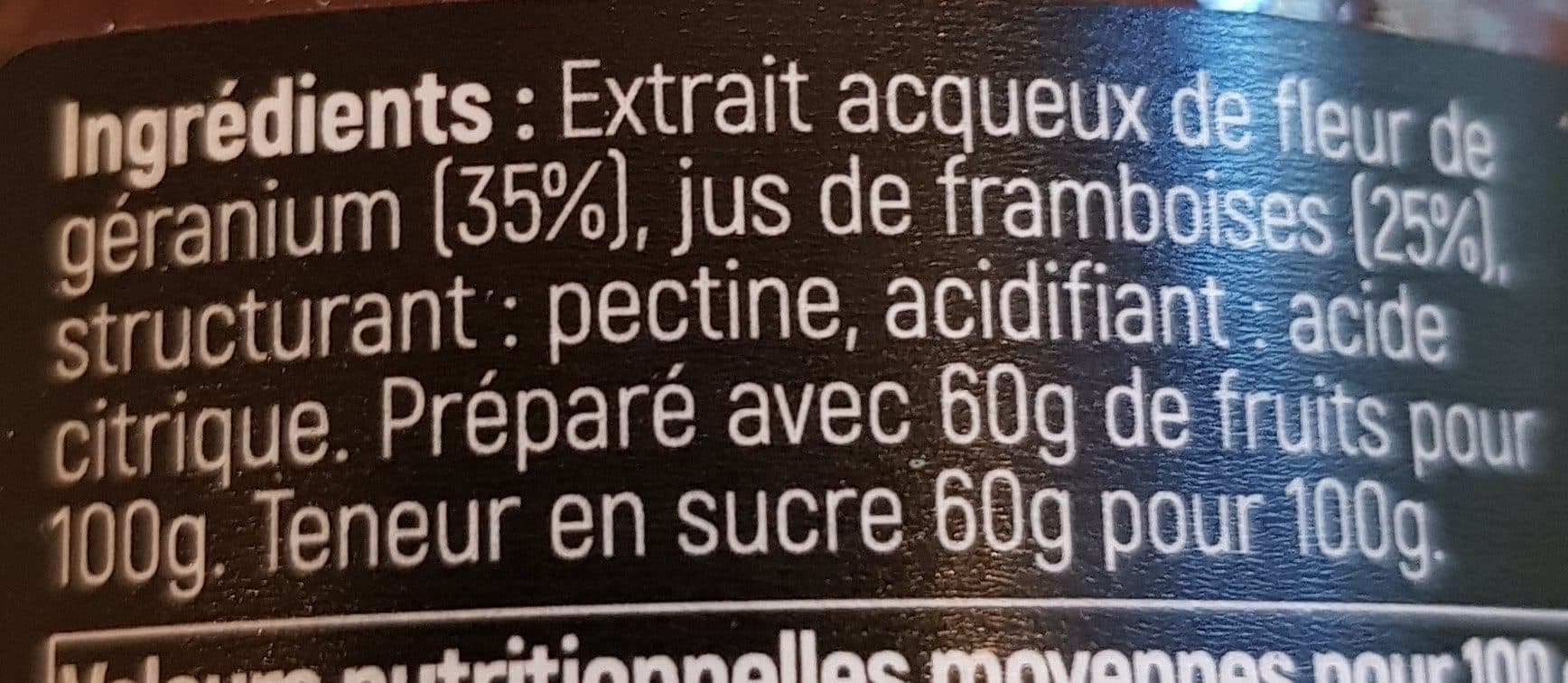 Les Confitures Du Clocher Geranium packshot