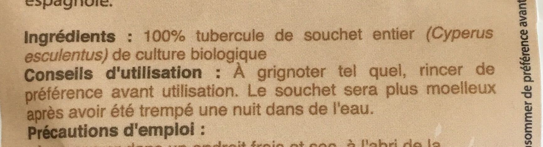 Nature Et Partage Souchet Entier Bio - 400 G - Nature & Partage packshot