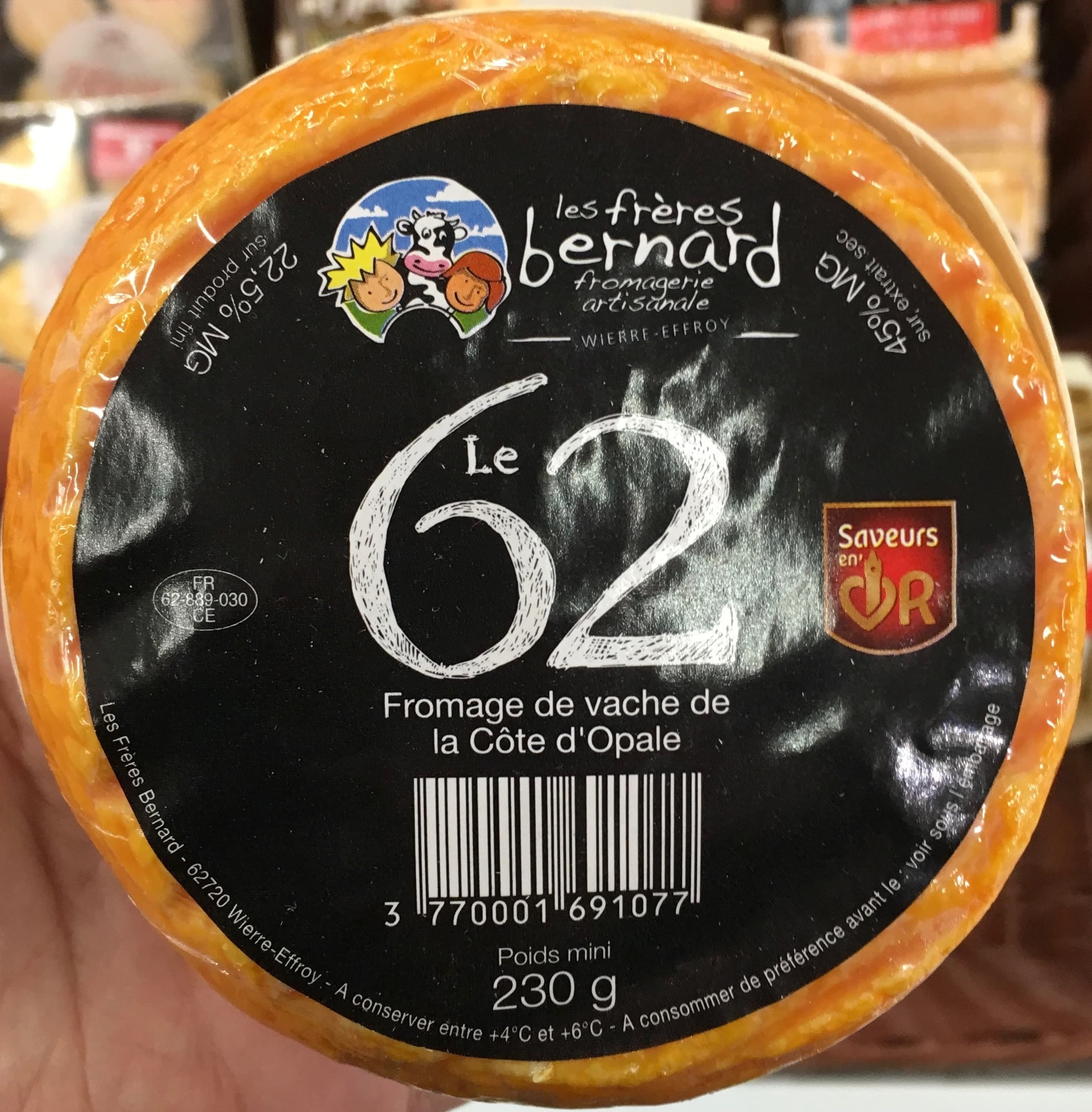 Les Frères Bernard Le 62 (22,5% MG) packshot