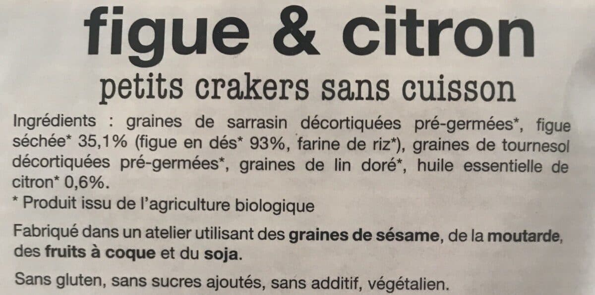 Biscru Figue & citron packshot