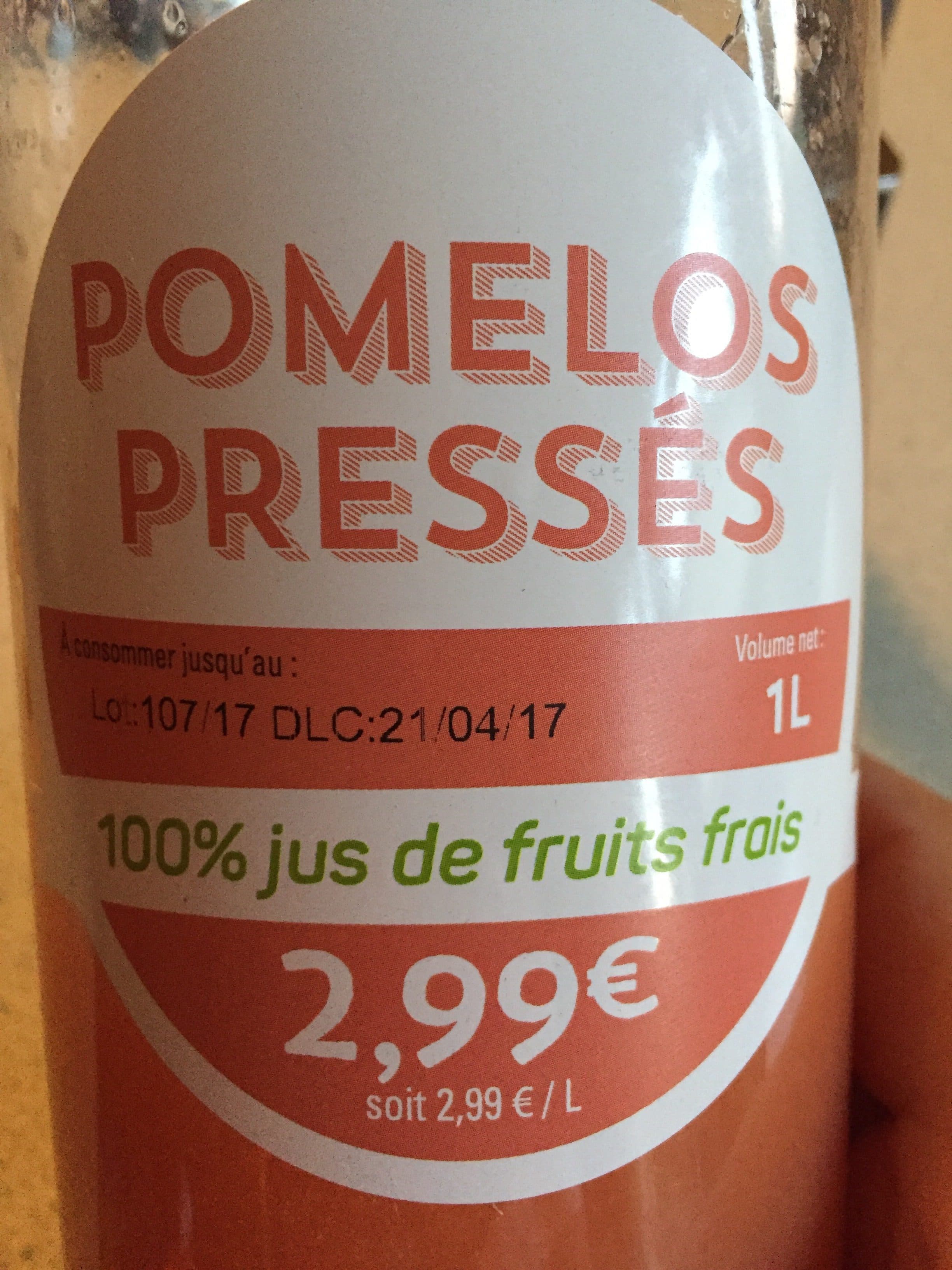 Grand Frais DeTox pomme carotte citron packshot